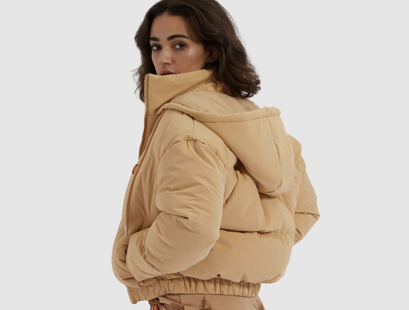 Social Bia padded jacket brown