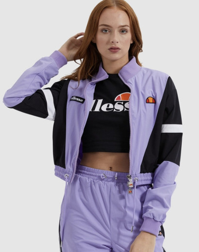 Stephanie cropped jacket purple