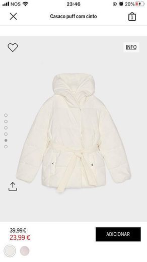 Moda Casaco puff 