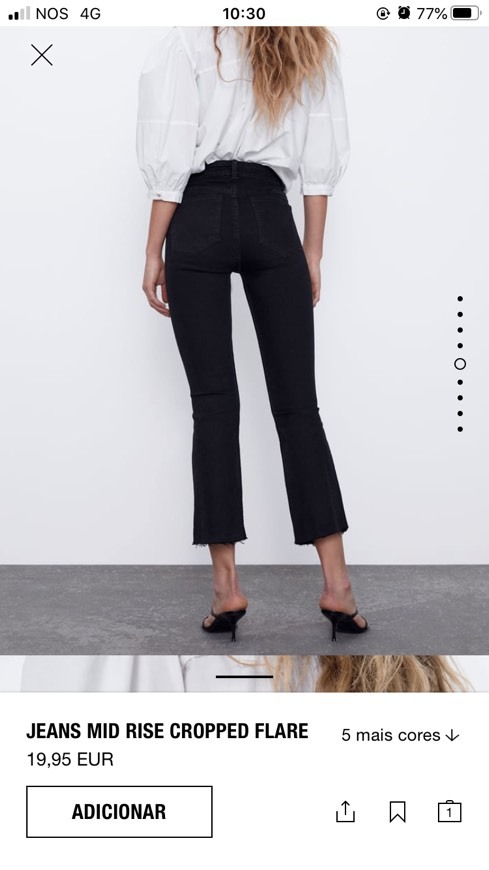 Jeans Cropped Flare