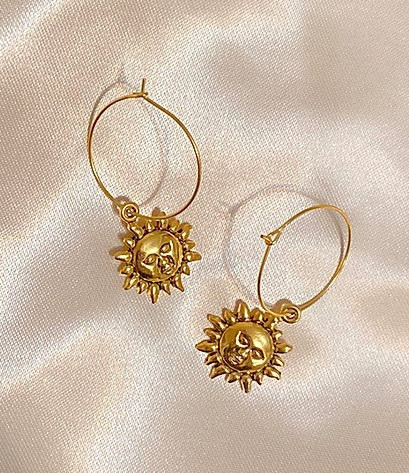 Producto Gold Sun Hoops