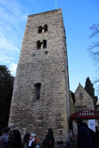 The Saxon Tower at St Michael at the North Gate