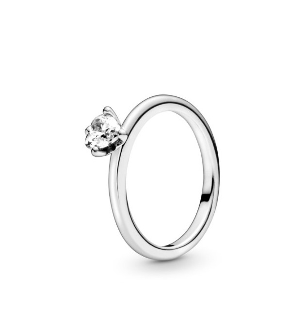 Product Anel Clear Heart Solitaire