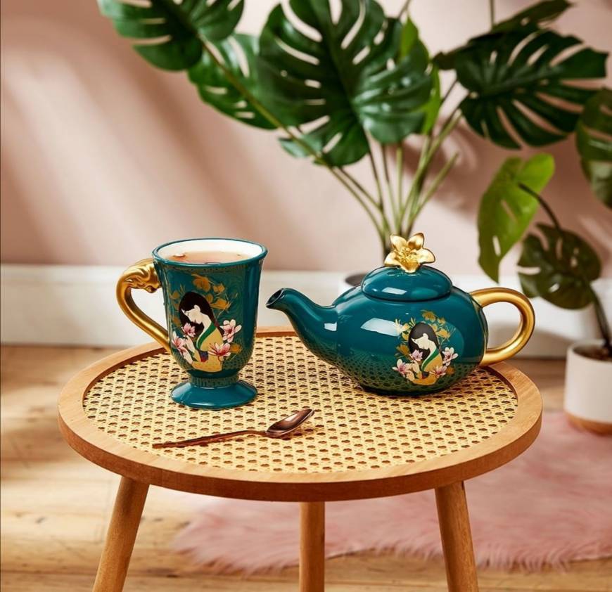 Fashion Teapot and mug Mulan