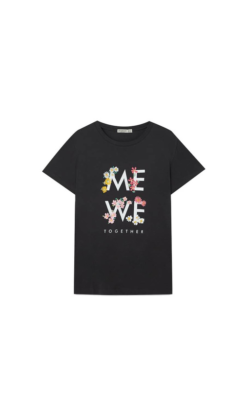 Social T-shirt estampada