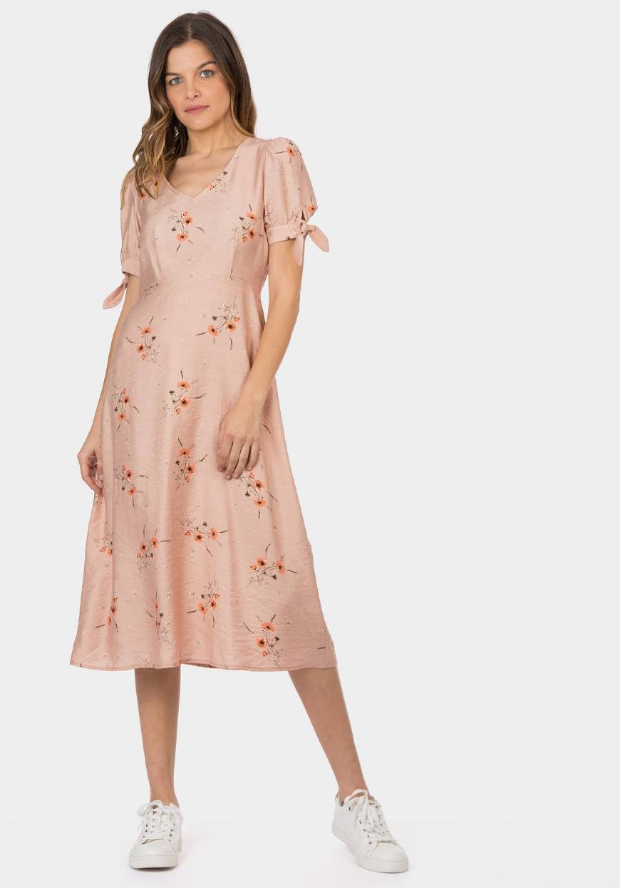 Social Vestido estampado floral tiffosi