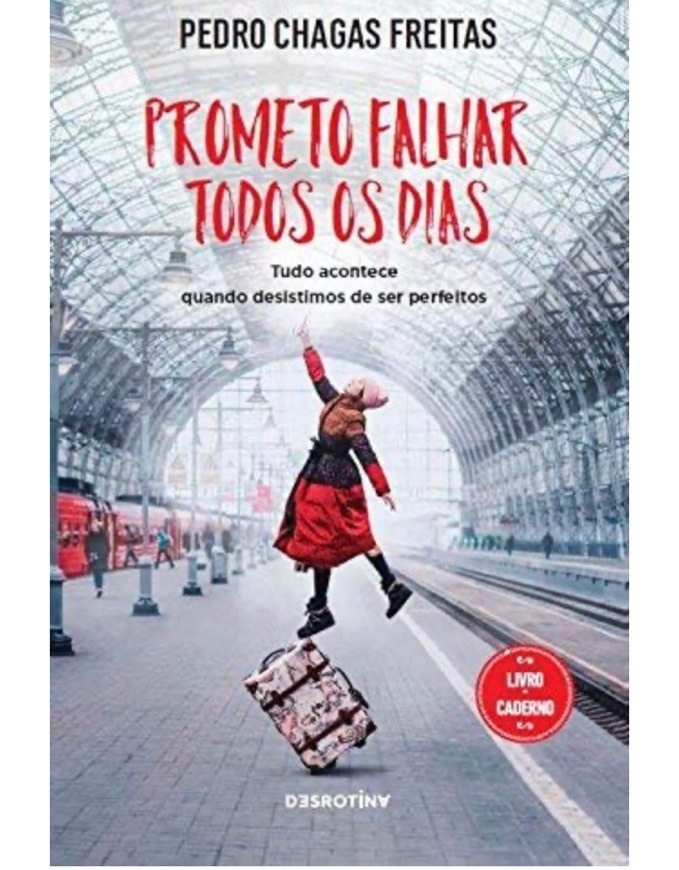 Fashion Prometo Falhar Todos os Dias Livro-Caderno (Portuguese Edit)