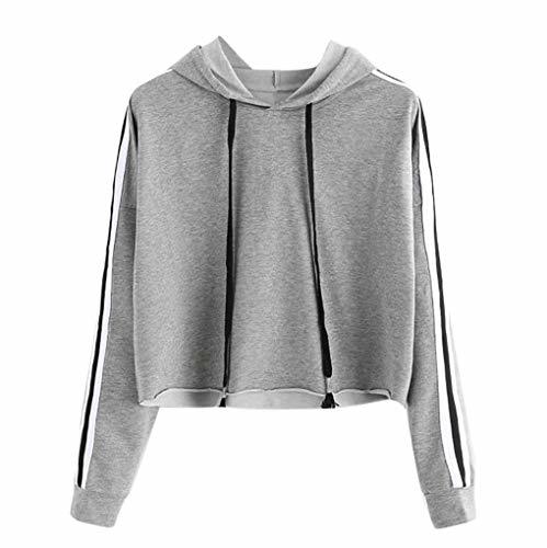 Moda K-Youth Mujer Sudaderas Cortas