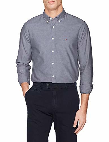 Moda Tommy Hilfiger Sandwashed Oxford Shirt Camisa, Azul