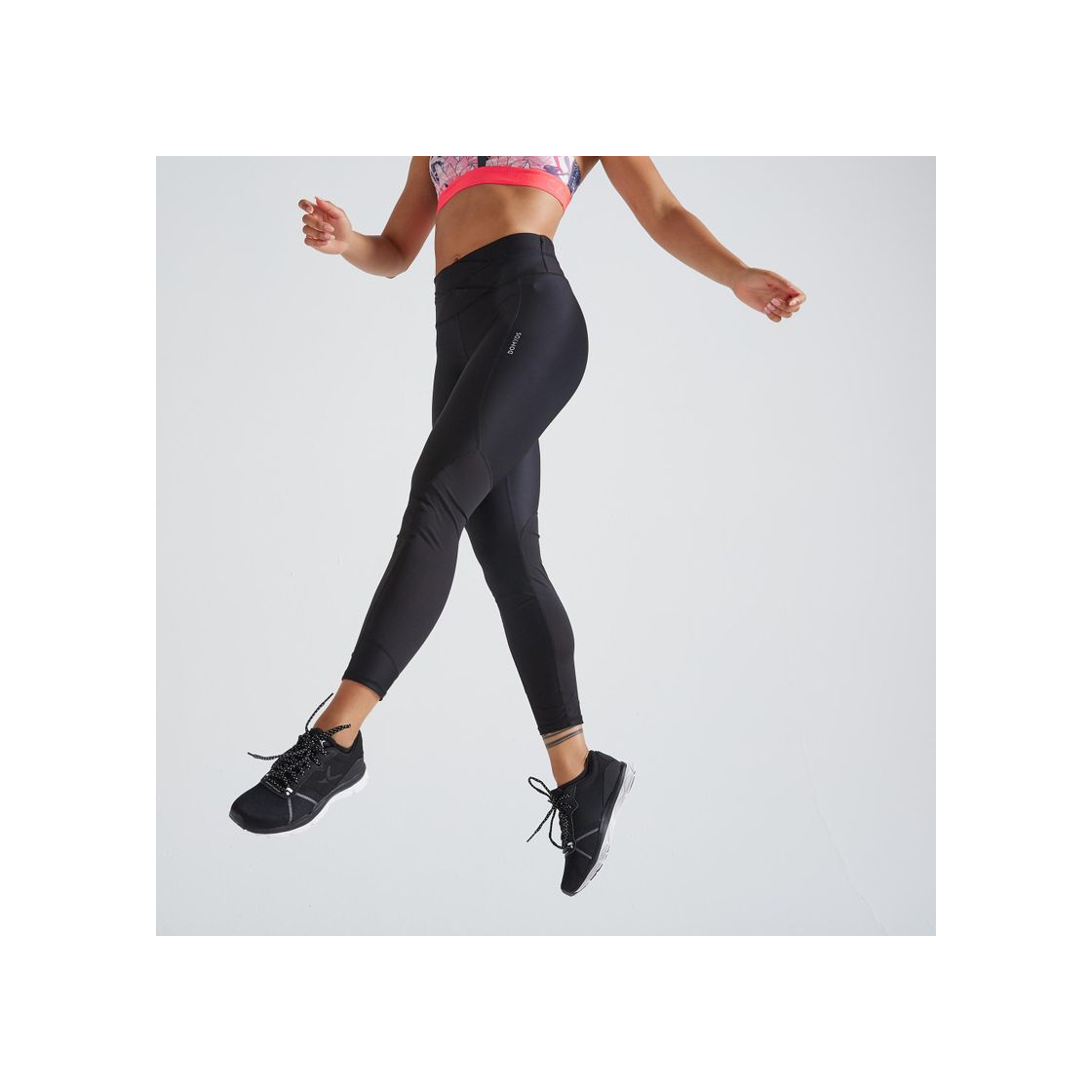 Product Leggings de Cardio Training Mulher 500 Preto DOMYOS 