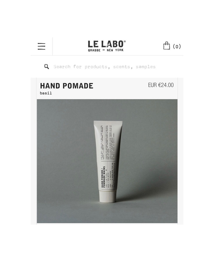 Product LE LABO HAND POMADE