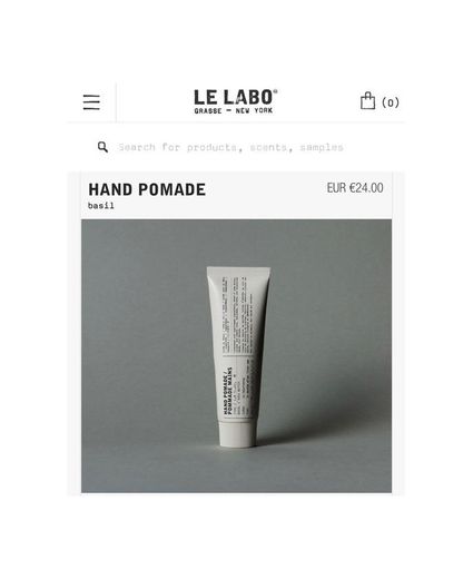 LE LABO HAND POMADE