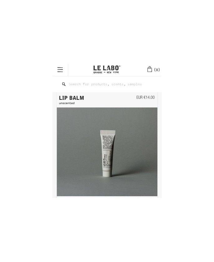 Producto LE LABO LIP BALM