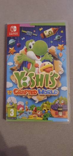 Nitendo Switch.   "Yoshi's Crafted World"