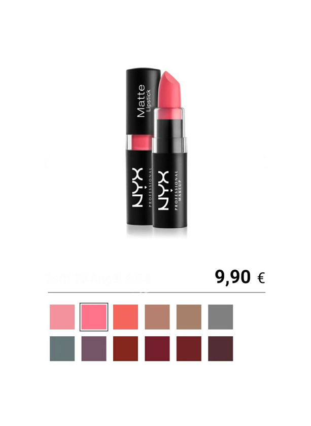 Producto NYX 💄
Matte Lipstick 