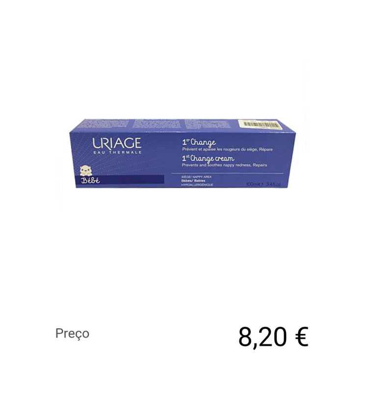 Products Uriage Bebé 1º Change 100ml