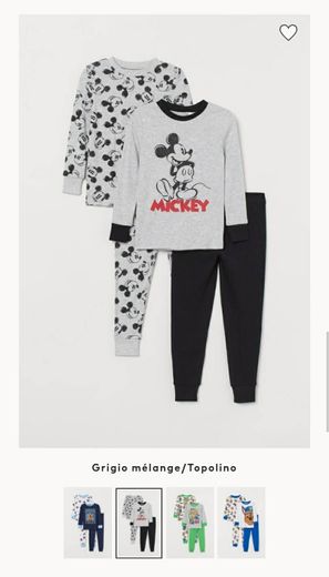 H&M     Pyjsma Mickey 2pc.