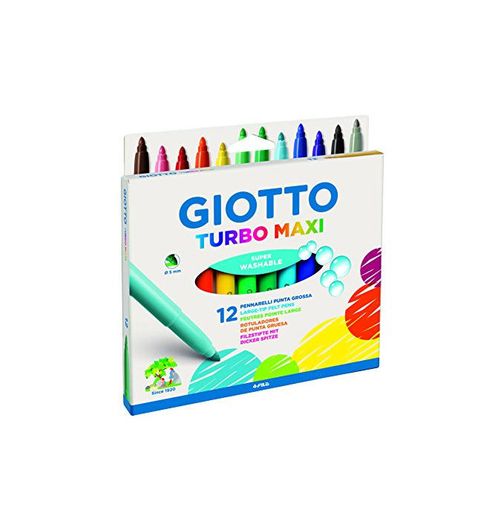 Giotto - Estuche de 12 rotuladores giotto turbo maxi