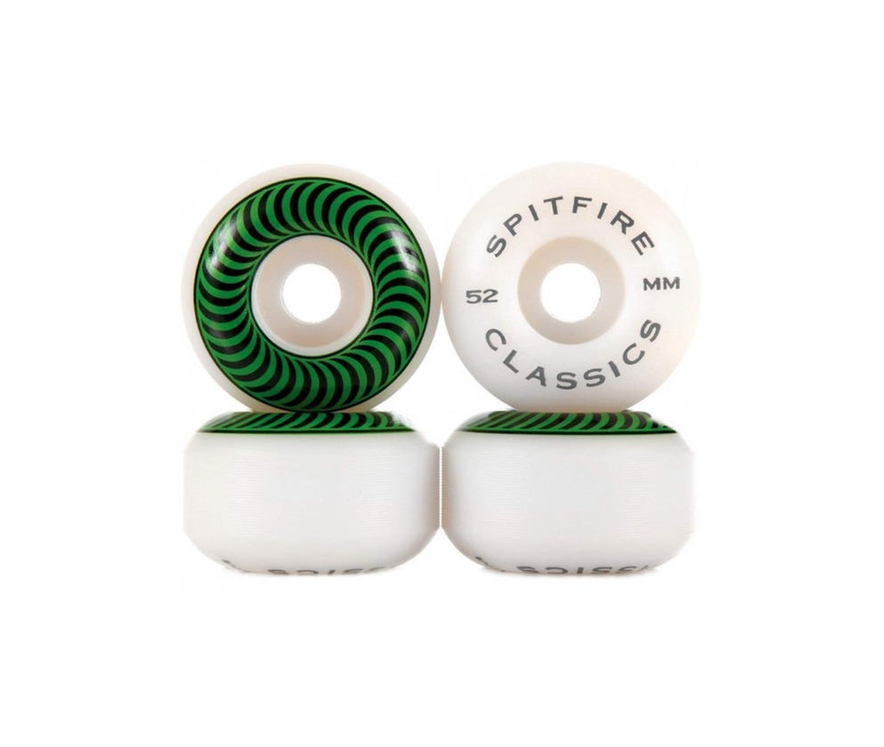 Product Rodas Spitfire Classic White/Green