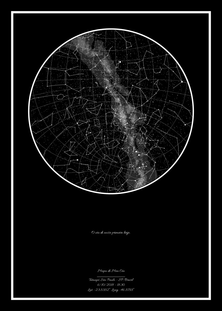 Moda Mapa das estrelas 