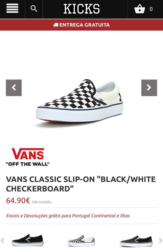 Fashion VANS CLASSIC SLIP-ON "BLACK/WHITE CHECKERBOARD" 