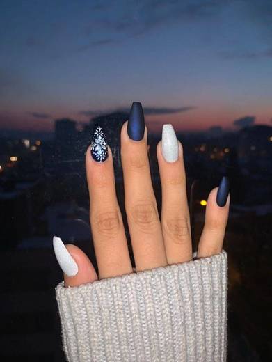 Inspiração de unhas de inverno