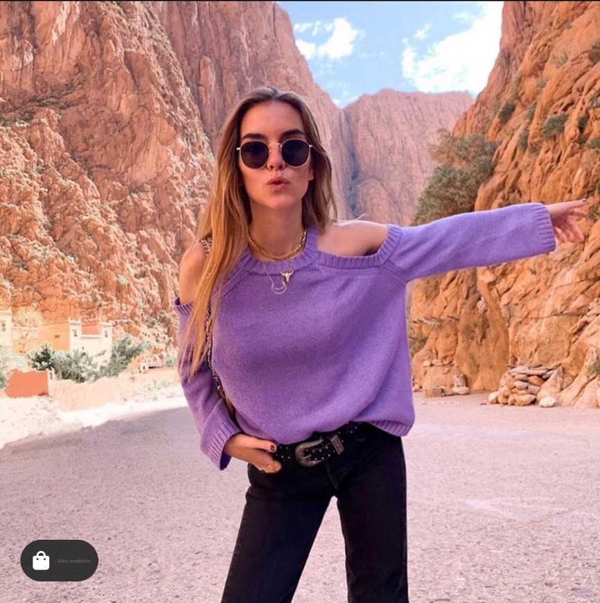 Social Violet Sweater 