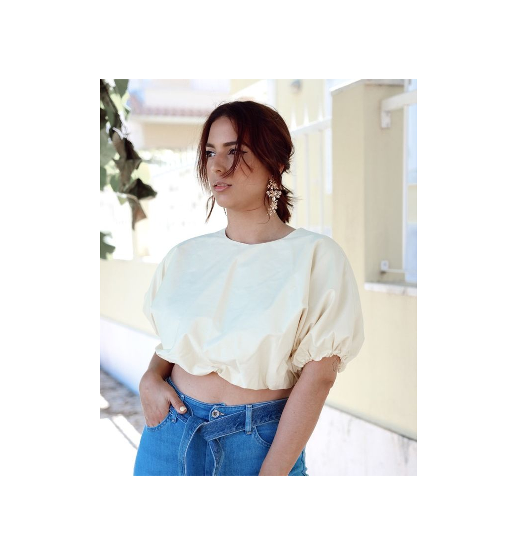 Fashion Zara Top Amarelo