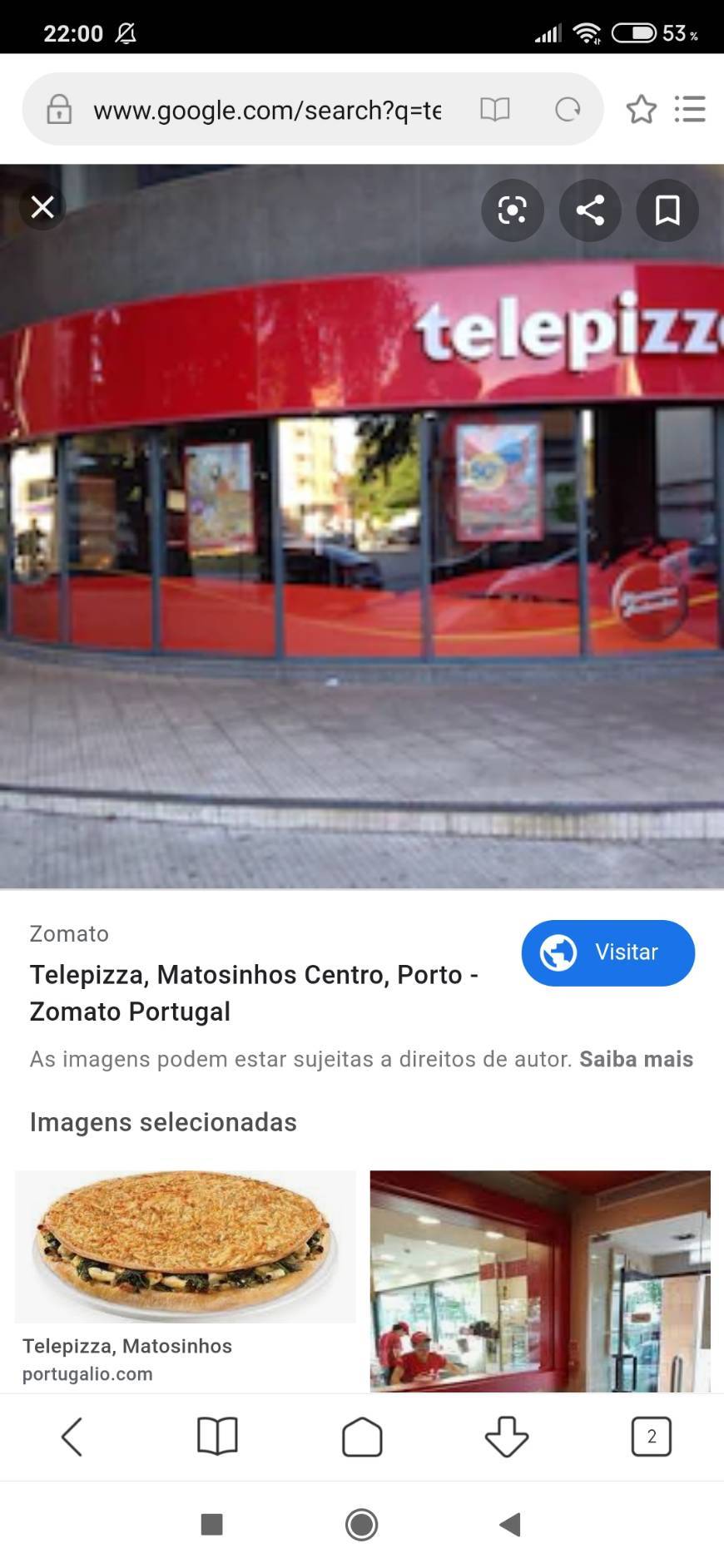 Restaurantes Telepizza Matosinhos