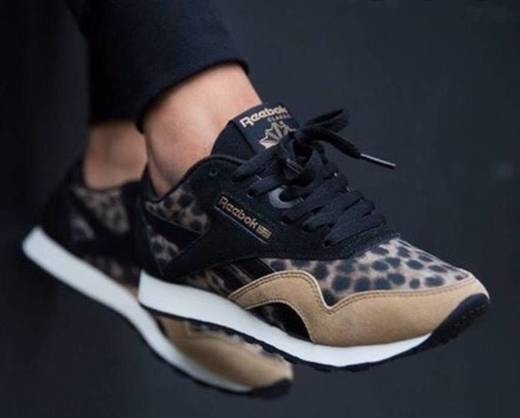 Rebook Wild Animal Print Trainers