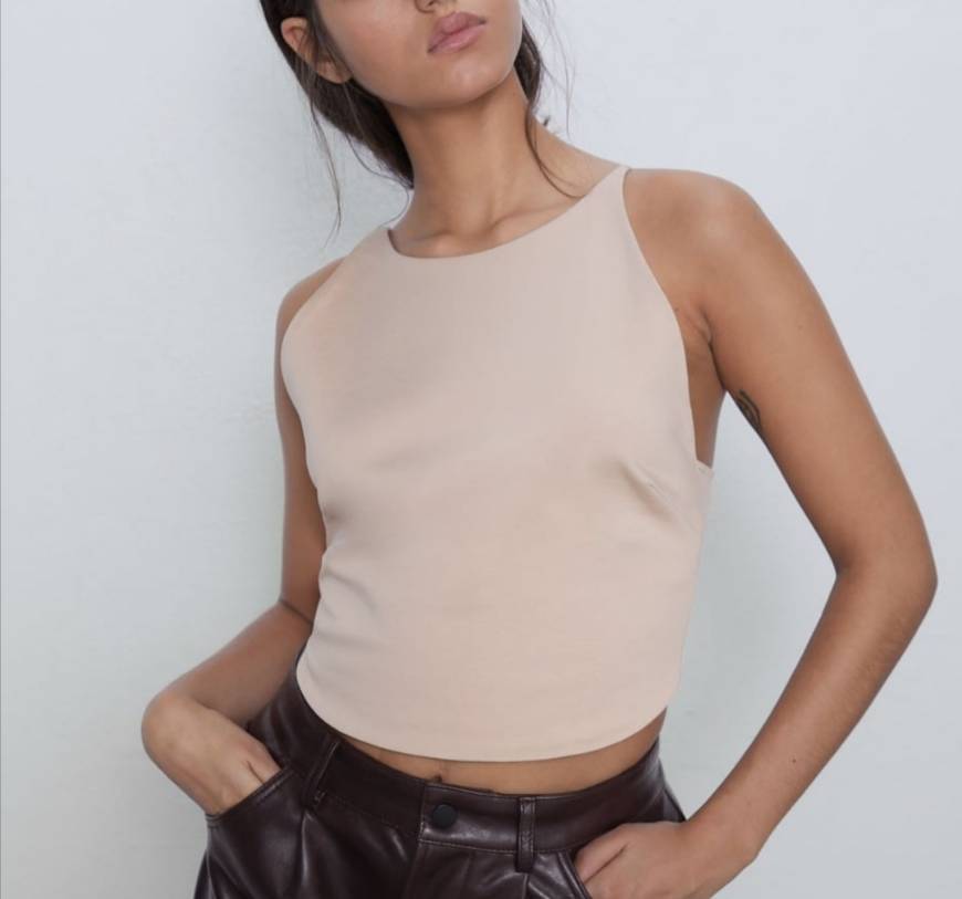 Productos crop top malha