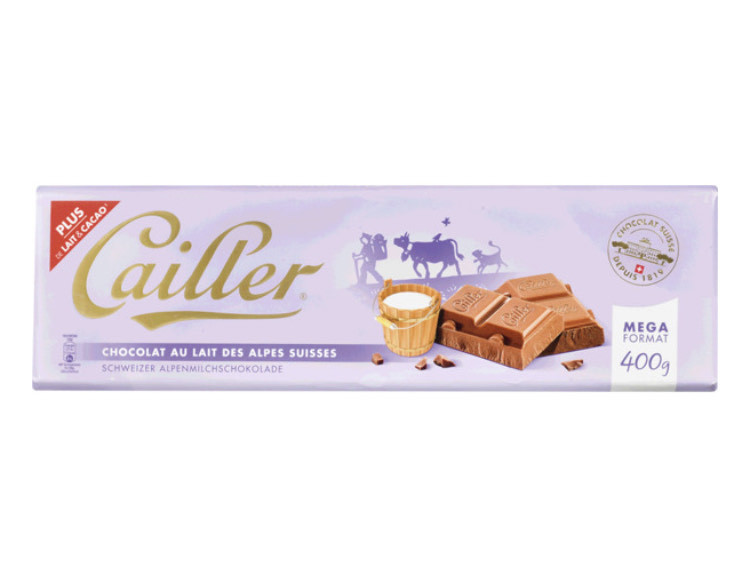 Fashion Cailler Chocolate Au Lait 