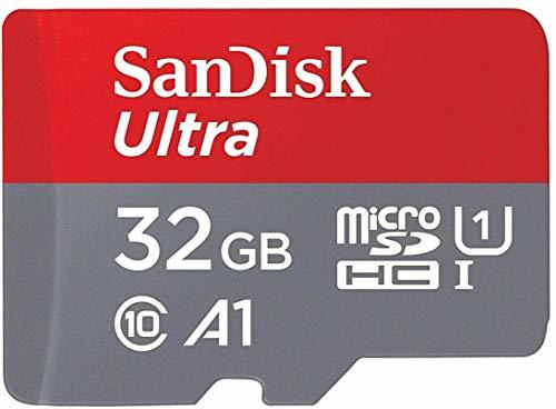 Electrónica SanDisk Ultra - Tarjeta de memoria microSDHC de 32 GB con adaptador