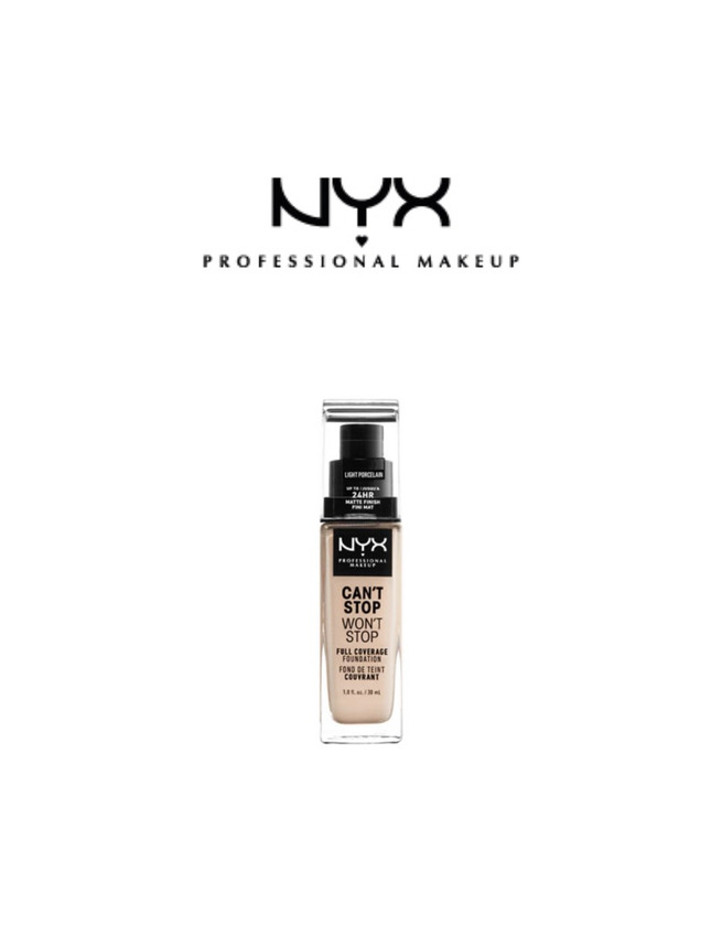 Producto NYX can’t stop won’t stop 