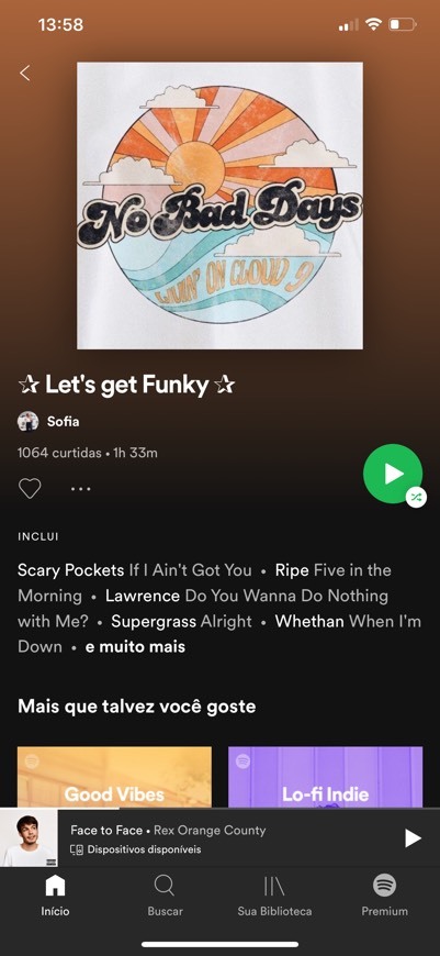 Canción Let’s get funky - By Sofia Oliveira 