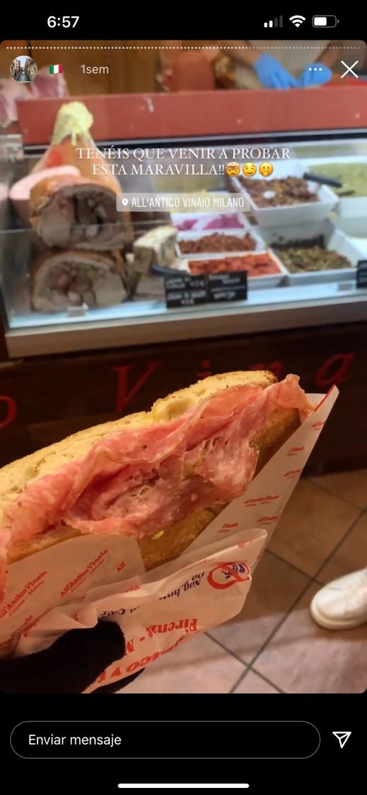 Restaurants All' Antico Vinaio - Milano