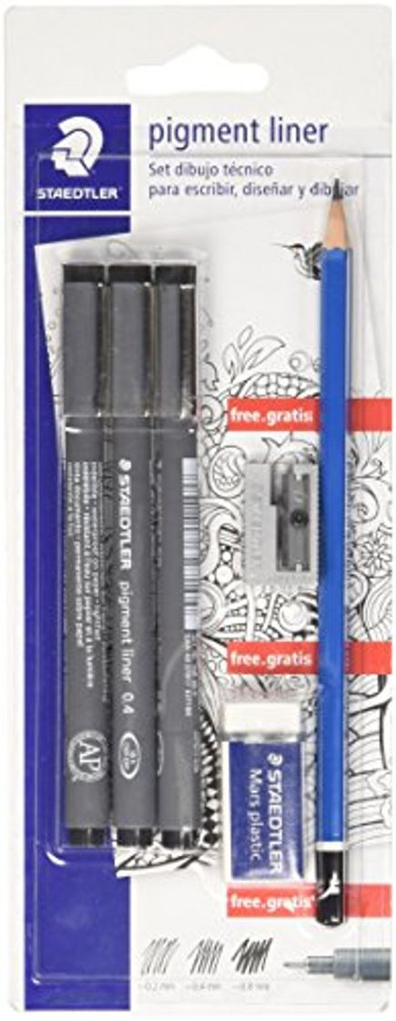 Electrónica Staedtler 308 SBK3P2. Set de dibujo técnico