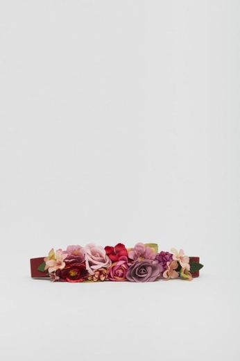 Cinturón elástico flores - Accesorios