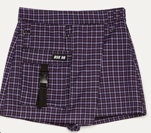 Roupa - saia calção 