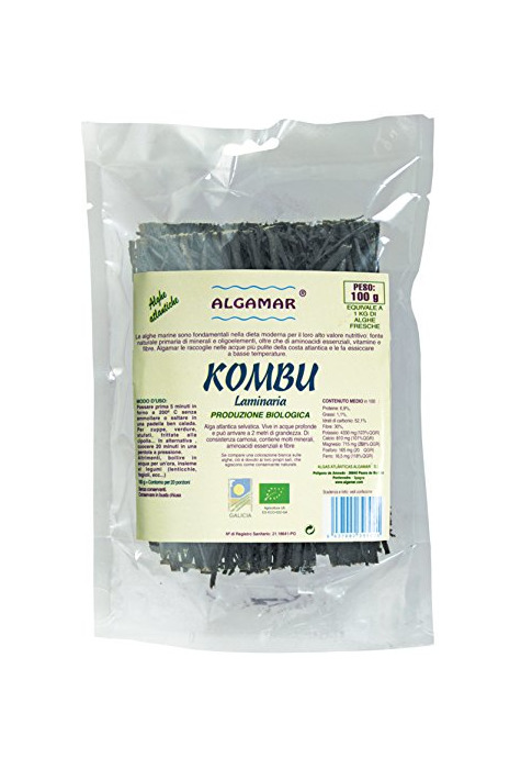 Producto Algas Kombu 100 Gr de Algamar