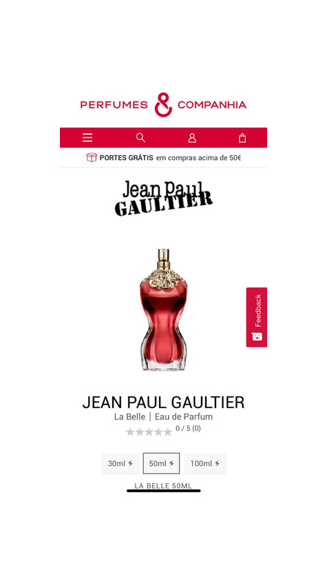 Productos Perfume Le Belle de Jean Paul Gaultier 