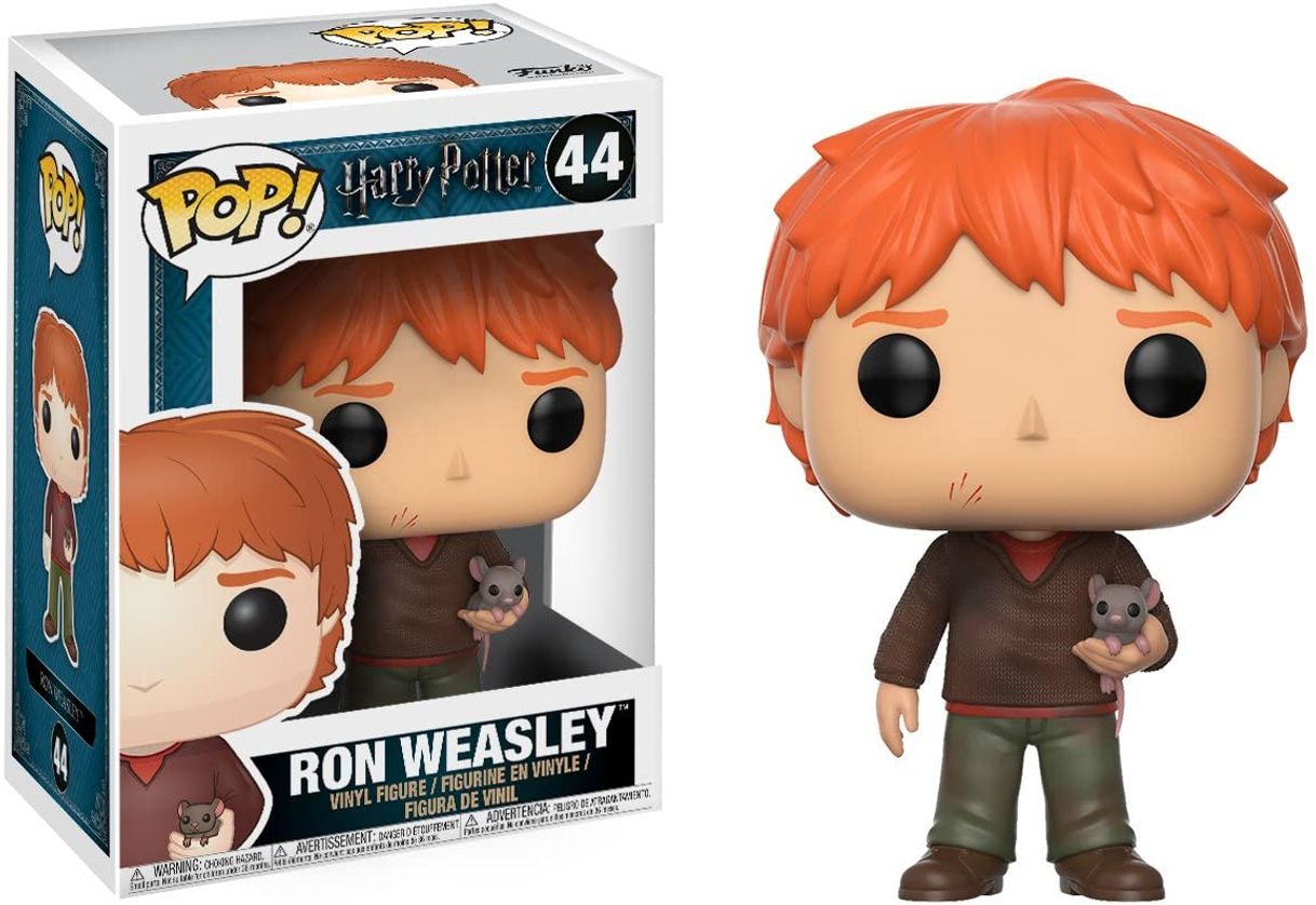 Juego Harry Potter - Figura de vinilo Ron Weasley with Scabbers (Funko 14938)