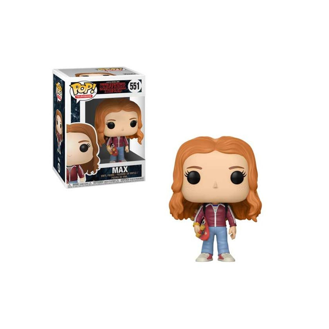 Game Funko POP! Vinilo Colección Stranger Things - Figura Max con patinete