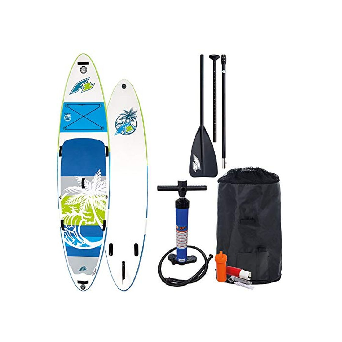 Moda Desconocido F2 Sup Aloha Verde, 320 x 81 x 15 cm, Hinchable Sup