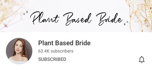Plant Based Bride