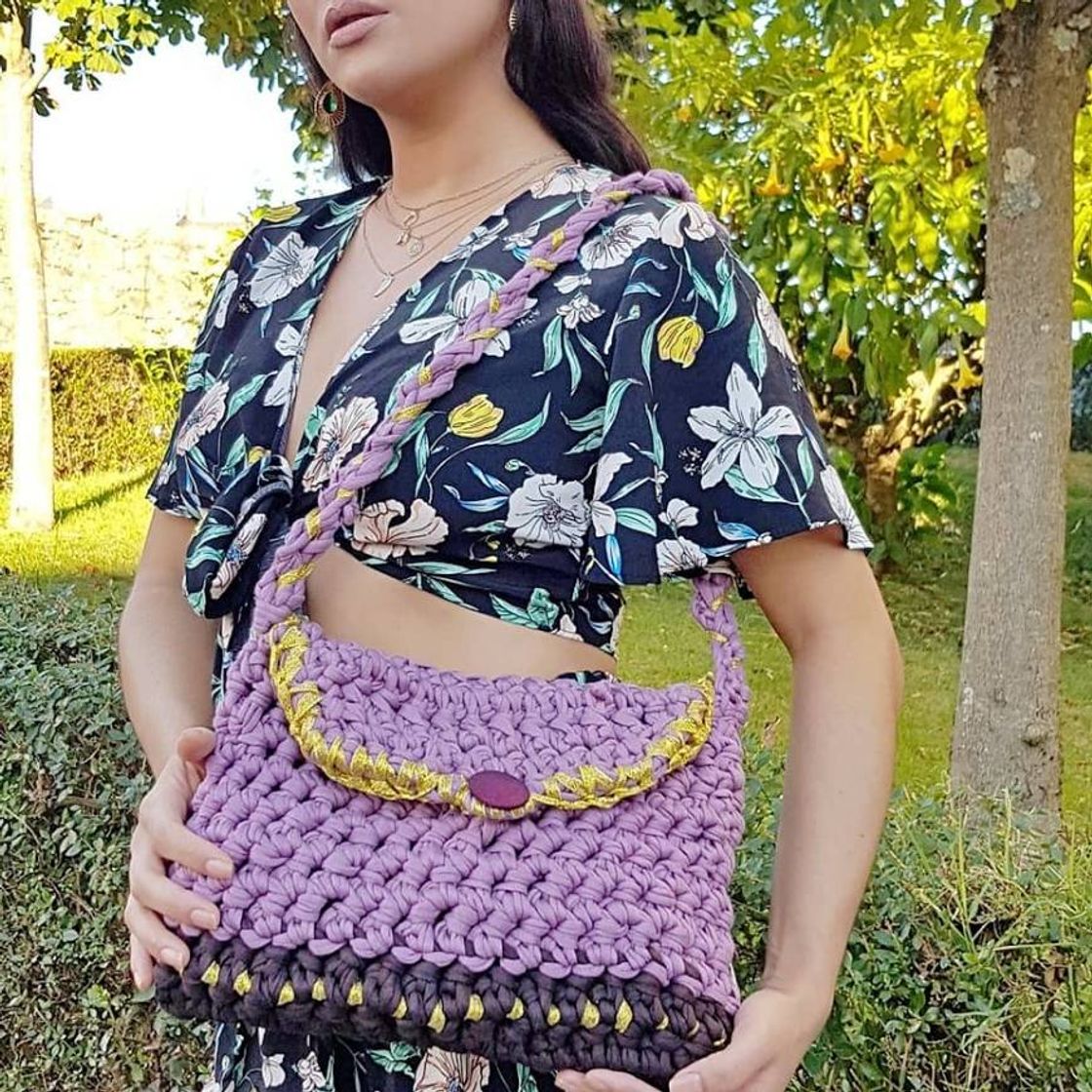 Moda Bolsas exclusivas de tecido feita a mão 