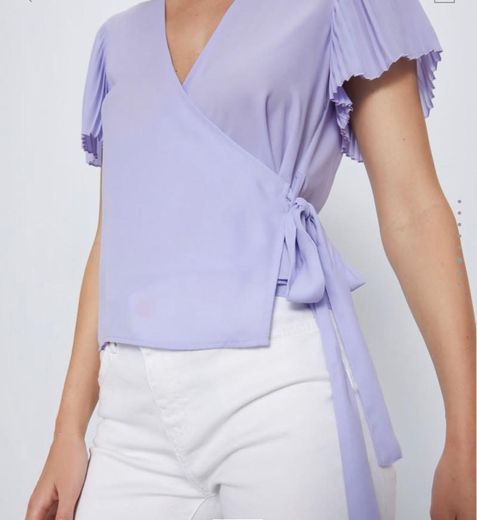 Blusa Lavanda Zara