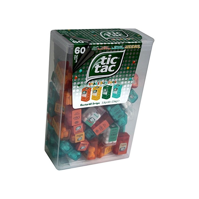 Social TIC TAC Spender Box with 60 Mini Boxes