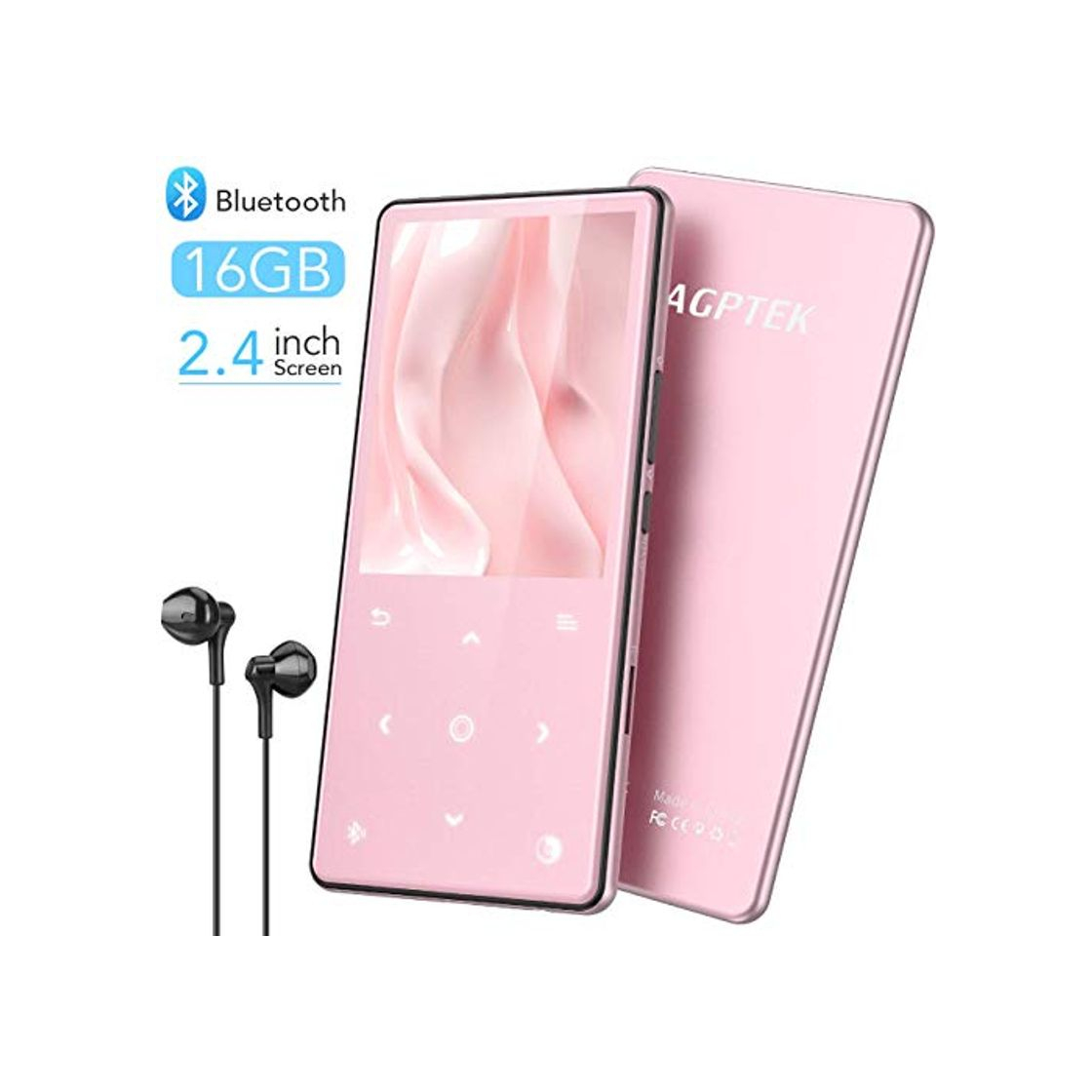 Social AGPTEK Reproductor MP3 Bluetooth 4.2 16GB