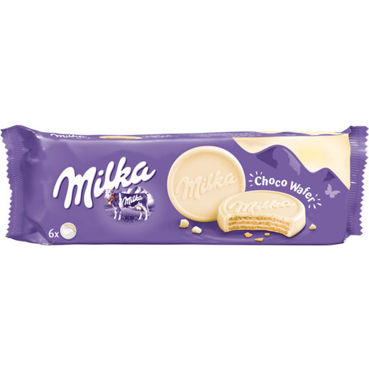 Bolachas Wafer Branco Milka